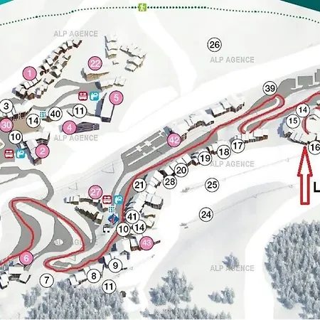 公寓 Le Belvedere - 2 Pieces 5 Pers - Le Belvedere- 021be - Plagne Villages Mae-1874 拉普拉涅